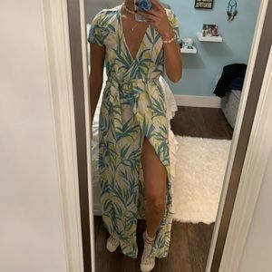 Olivaceous Wrap Dress